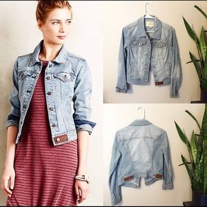 Anthropologie Pilcro & The Letterpress Jean Jacket